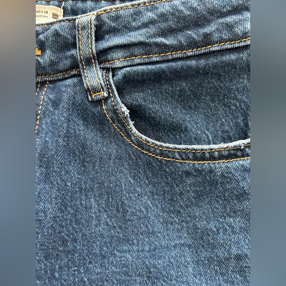 ZARA Woman High-Rise Classic Blue Denim Jeans Size 6 (28) - Picture 11 of 15